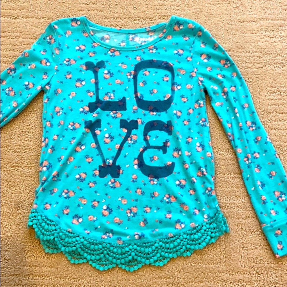 Mudd 7/8 girls dressy shirt.
